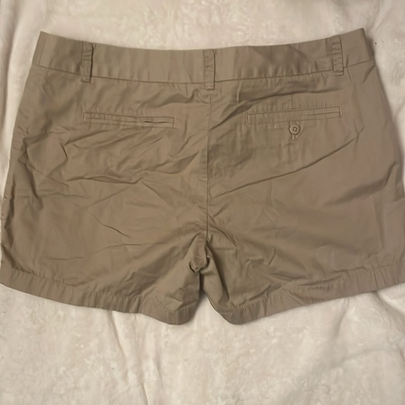 J Crew, tan shorts, chino, size 14 - Picture 3 of 3